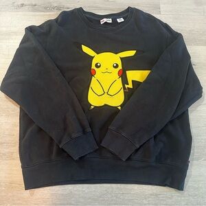 Levi's Black Pikachu Crewneck Sweatshirt